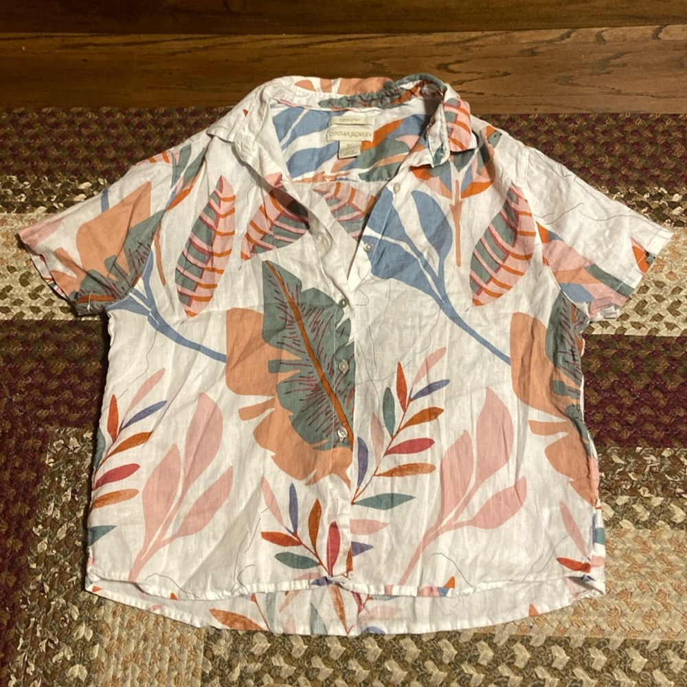 Cynthia Rowley button up shirt
